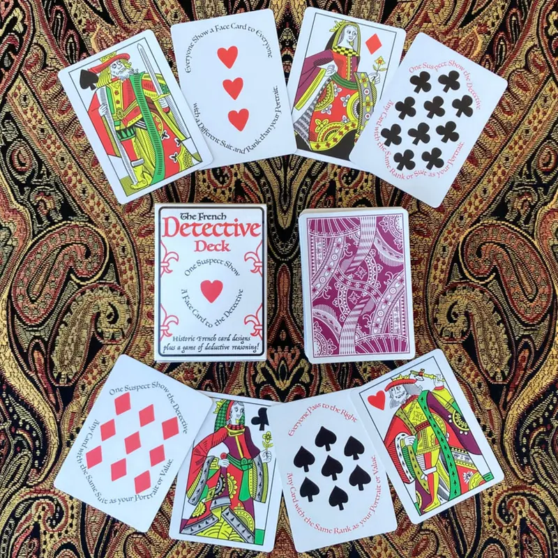 The French Detective Deck, 16th-century Rouen card designs
